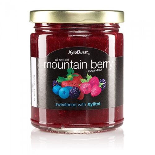  XyloBurst Sugar Free Mountain Berry Xylitol Jam, Keto Friendly - 10 OZ. - Picture 1 of 7