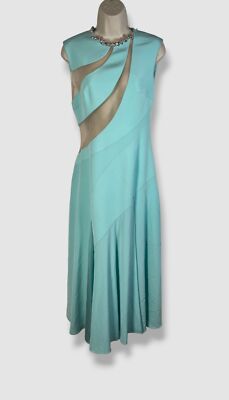 slim fit dress slacks Beaded Tulle Dress with Diamond Shaped Stones by Georges Hobeika – Elilhaam main image 0