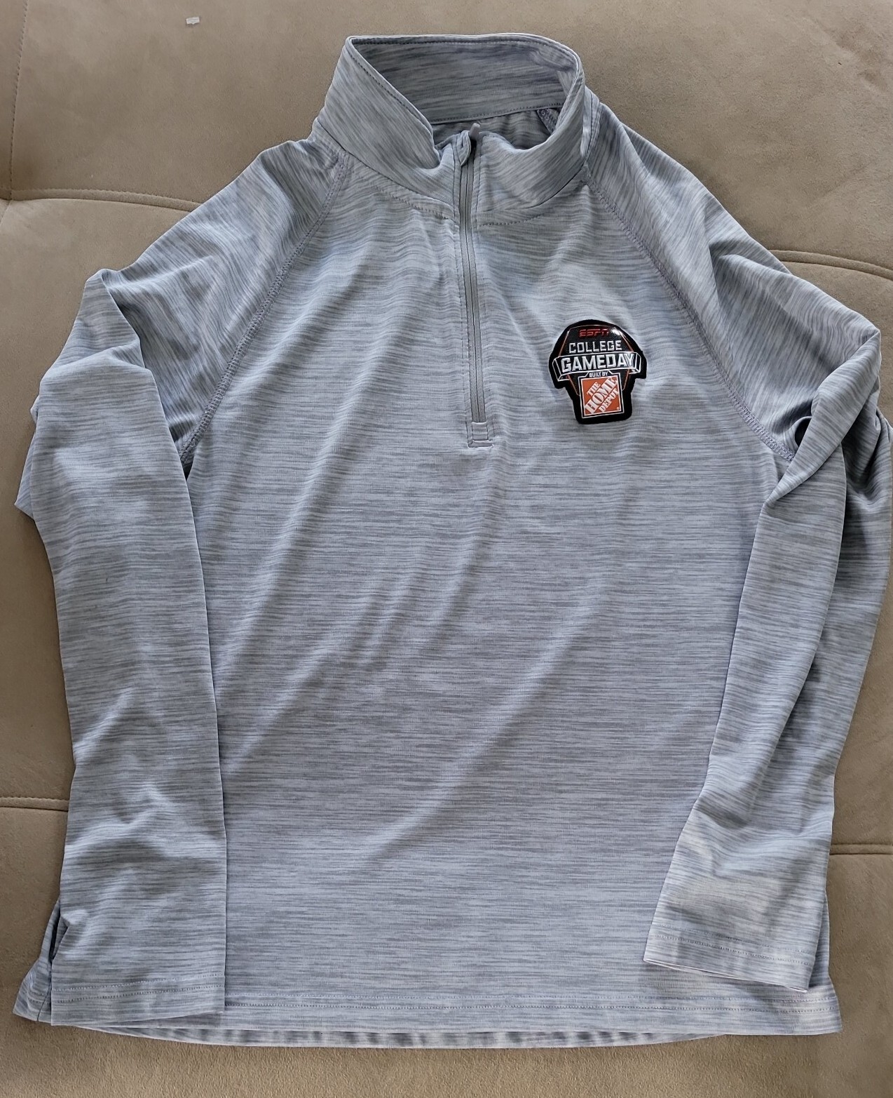 Charles River Lightweight Half Zip Pullover Gray … - image 1