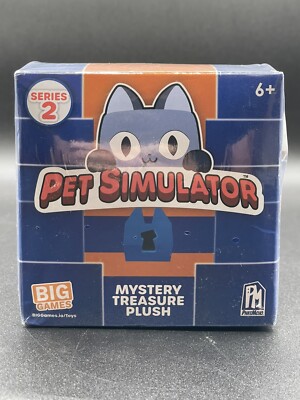 Pet Simulator X Series 2 Mystery Treasure Plush with Epic DLC Code Big Games