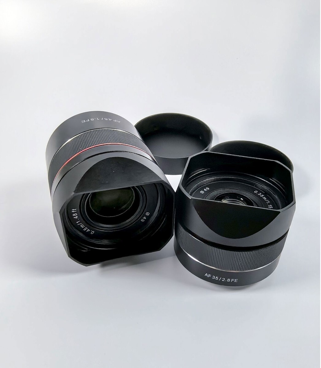 Square Metal Camera Lens Hood For SAMYANG AF45mm F1.8/ 35MM F2.8