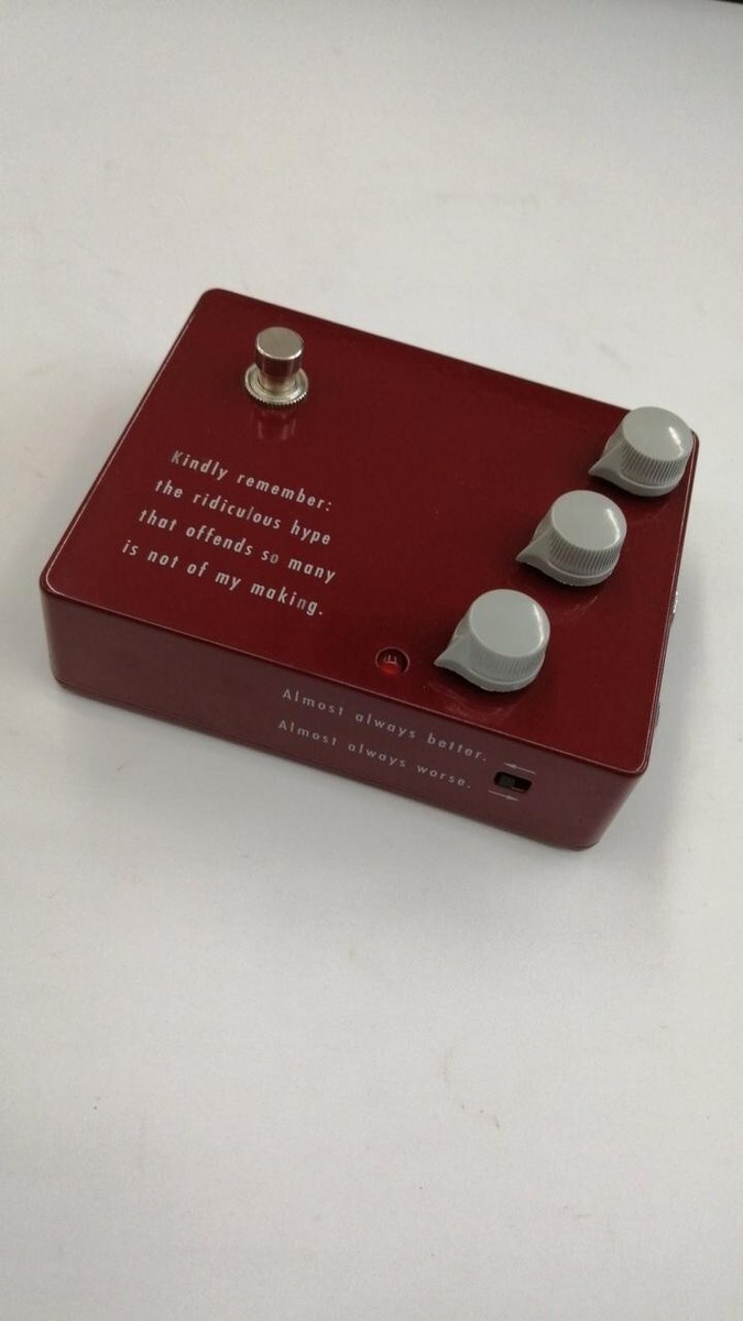 Klon KTR Professional Overdrive Booster Effect Pedal W