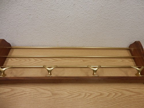 Años 50 60 armario de pared estante de sombrero suspensión 50s 60s vintage - Imagen 7 de 8