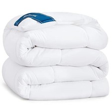 Bedsure Queen Comforter Duvet Insert - Quilted White Comforters Queen Size
