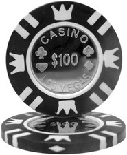 BRYBELLY coin inlay 15g black 100 poker chip single chip NEW