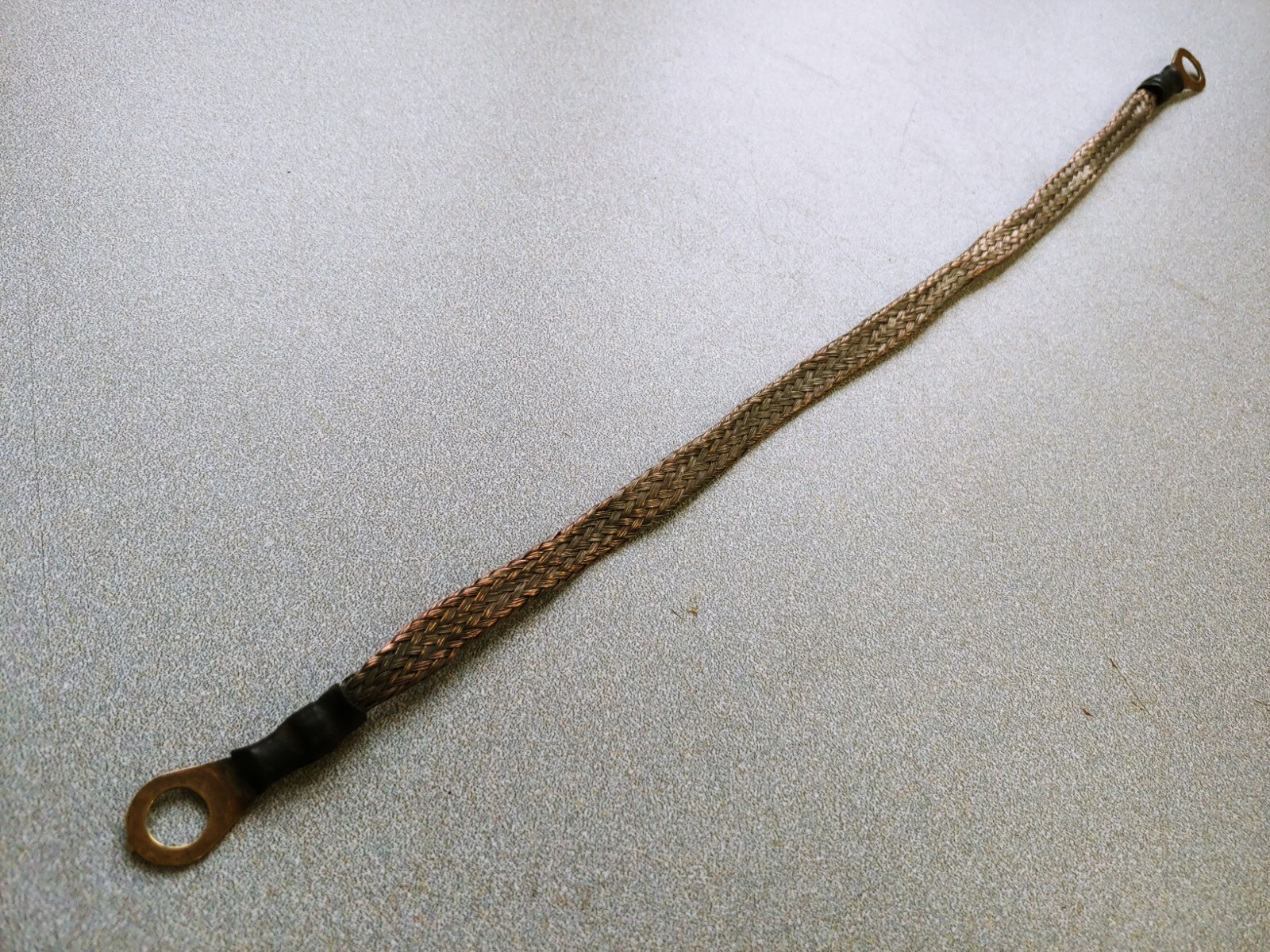 VERY NICE USED ORIGINAL PORSCHE 911 930 ENGINE ELECTRICAL PANEL GROUND STRAP