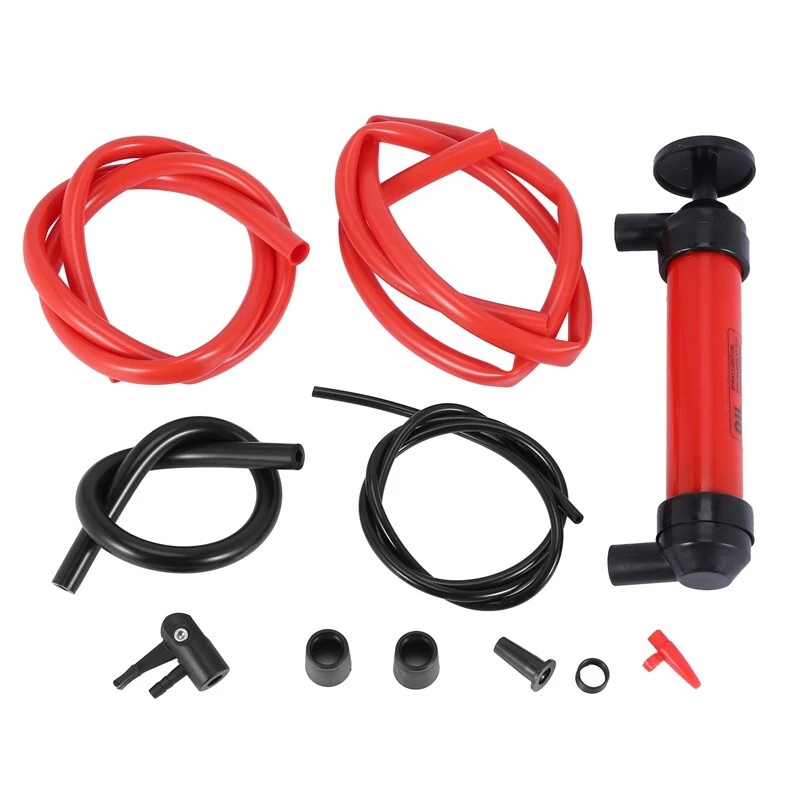 Multi Siphon Transfer Pump Kit with Tube Fluid Fuel Extracto