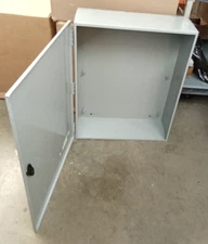 nVent A30N24BLP Med Hinged-Cover Pull Box 30" H x 24" W x 8.62" D Steel NEMA 1