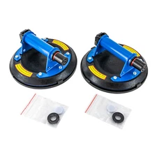 2x Vacuum Glass Suction Cups Glass Lifter Tile Suction Cup Tool for Ceramic Tile