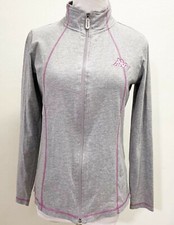 Kappa Large Zip Up Sweater Gray
