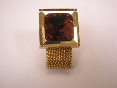 Rhinestone SINGLE Vintage Cuff Link replacement lost/broken zo43