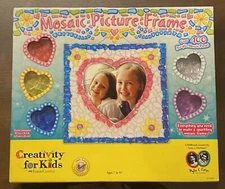 NIB Mosaic Picture Frame By Creativity For Kids, Ages 7-97 NEW Great project