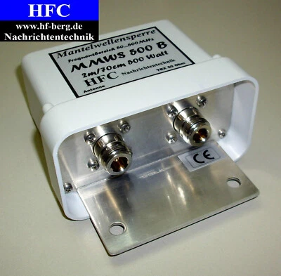 HFC-NACHRICHTENTECHNIK MMWS 500 B Mantelwellensperre - 2m / 70 cm - 500 Watt