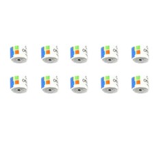 10 x  Logstreifen magnetische Nanos Geocaching nano Logbuch Mini gerollt