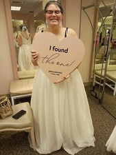 davids bridal wedding dress size 18 Brand New