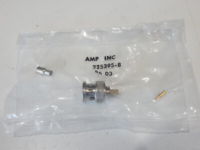 AMP 225395-8 BNC PL 50Ohm Crimp ST Cable Mount CONNECTOR - USA FAST SHIPPING