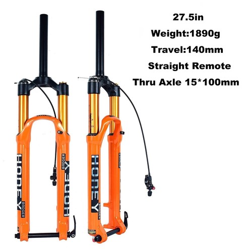 Mountain Bike Air Fork Shock Absorber Lock Control 140-160mm Travel 27.5/29inch - Picture 28 of 48