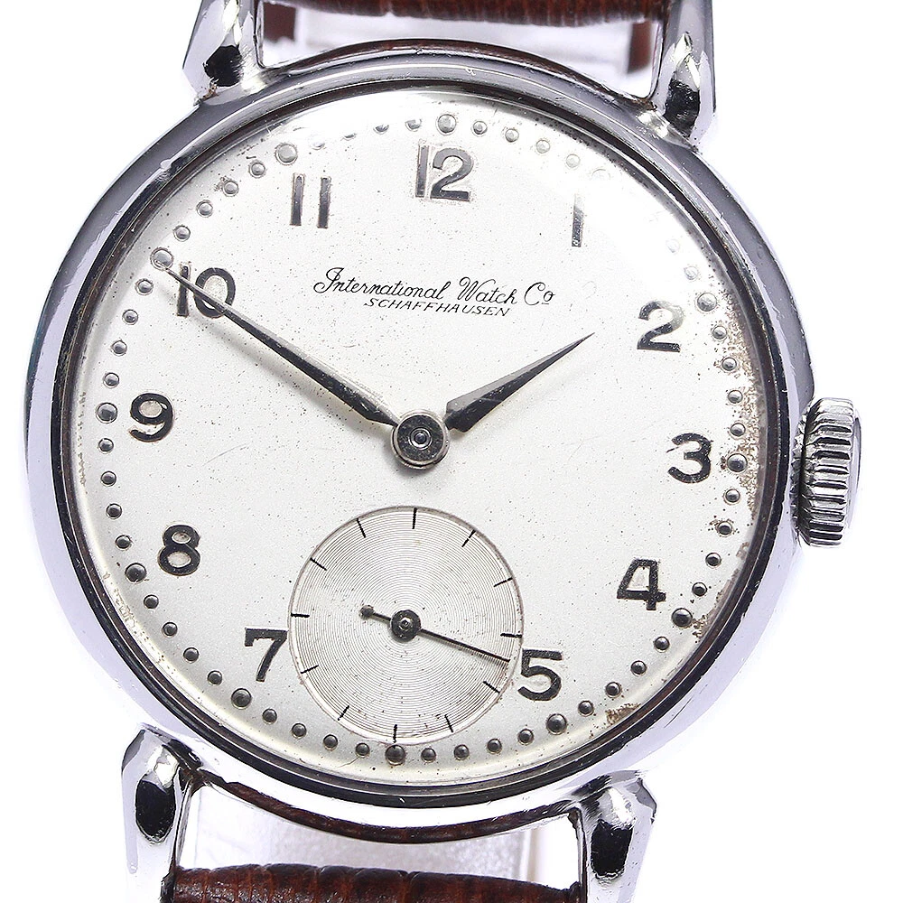 IWC SCHAFFHAUSEN Cal.88 Old Inter Silver Dial Hand Winding Men s