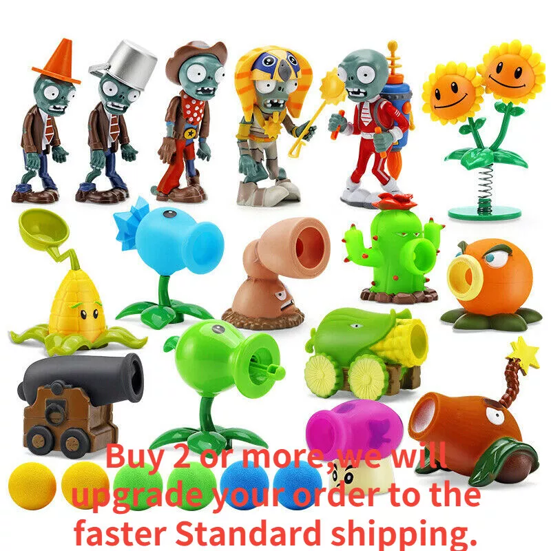 Plants VS Zombies Peashooter Action Figures Model Toys Children Kits