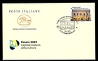 first day envelopes FDC horse 2024 Pesaro Italian capital of culture