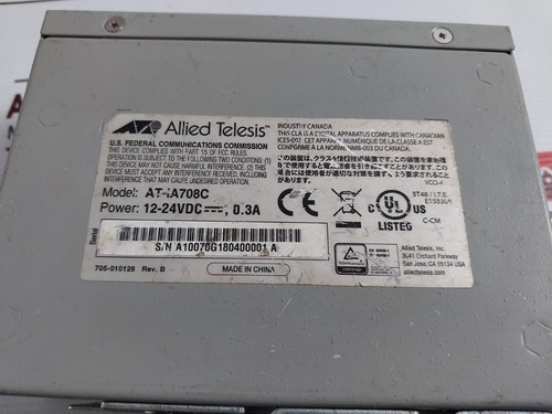 Allied Telesis IA708C Industrial Ethernet Switch AT-IA708C - Picture 8 of 8
