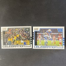 2022 Score Celebration, Set Of 2, AUSTIN EKELER #C-AE + DAVANTE ADAMS #C-DA