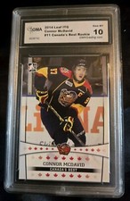 GMA 10 CONNOR McDAVID ERIE OTTERS ROOKIE 2014 LEAF ITG #11 CANADA'S BEST ROOKIE