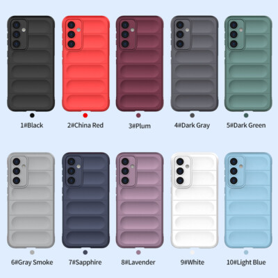 For Samsung Galaxy S26 Ultra S24 Plus S25 Shockproof Liquid Silicone Phone Case