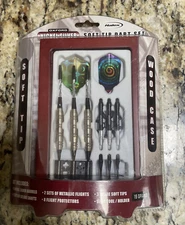 Oxford Halex Soft Tip Nickel Silver 15 Gram Dart Set Wood Case NEW