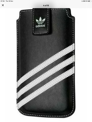 Original Adidas Slim Sleeve Pouch Cover for iPhone 5 SE 2020 5s 5c Sony - Picture 4 of 4