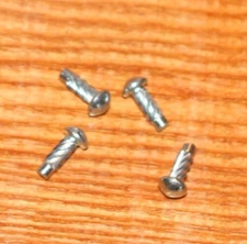 Number #6 Drive Screw/Rivets for 1/8" hole. 3/8" long. Four Pieces.