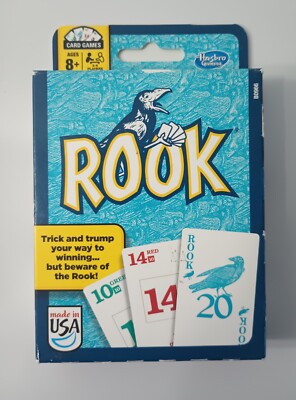 ROOK Card Game Trick Trump 2-4 Players Age 8+ Hasbro 2014 Preowned 