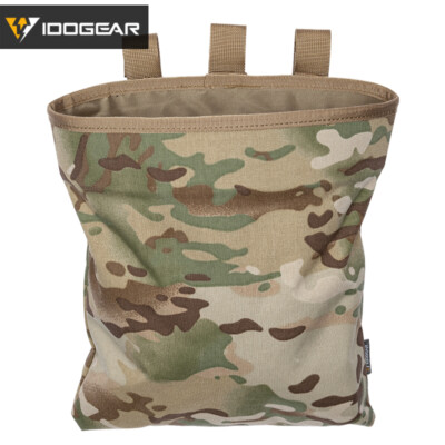 IDOGEAR Tactical Magazine Dump Pouch MOLLE Mag Drop Pouch Recycling Bag Military