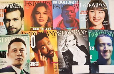Fast Company Magazine Back Issues 2017 to 2020 Rare Celebrity Covers PICK ONE