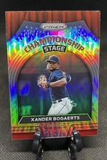2022 Prizm Championship Stage Silver Prizm #CS8 Xander Bogaerts - Boston Red Sox