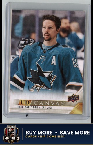 Erik Karlsson #C66 2022 Upper Deck UD Canvas card