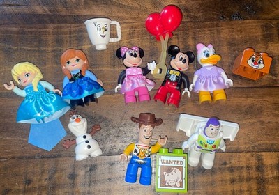 LEGO DUPLO LOT Anna ELSA Frozen Figure 10899 w Dress Skirt  Disney TOY STORY ++