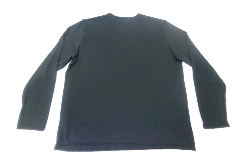 Camisa Free Country Para Hombre Talla 2XL Negra Manga Larga Capa Elástica Prendas Deportivas Prenda para el torso Foto 2 de 4