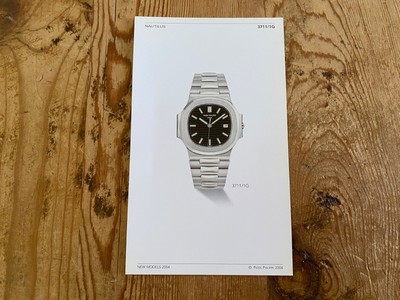 Patek Philippe Dosier Sheet 2004 - Nautilus Ref. 3711/1G