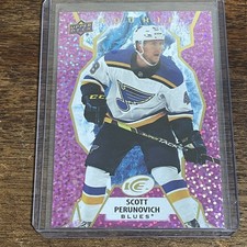 2021-22 Upper Deck Ice #118 Scott Perunovich Lavender