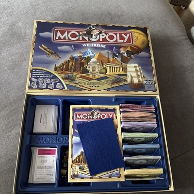 Monopoly Weltreise Parker Hasbro Brettspiel Vollständig
