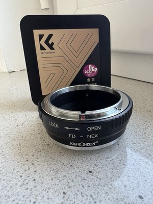 K&F CONCEPT FD-NEX Hochpräziser für Canon FD Objektiv auf Sony Alpha NEX E-Mount