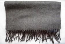 Cashmink V. FRAAS 100 Acrylic Scarf Heathered Gray 54" x 11" Made in Germany