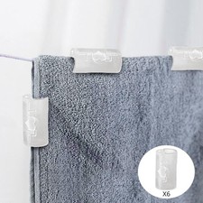 6Pcs Sheet Fasteners Duvet Cover Clips Clear Sealing Clip Quilt Cover Clamps for