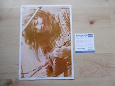 Rory Gallagher autograph signed A4 magazine image ACOA