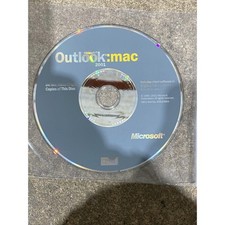 Microsoft Outlook 2001 for Mac Software Installation Disc Full Ver. 4-Languages