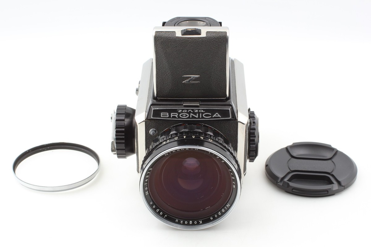 フィルムカメラ Zenza BRONICA MODEL C NIKKOR-H 50mm F3.5 Rare [Near MINT] Zenza Bronica Model C Film Camera Nikkor H