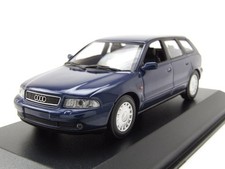 Audi A4 Avant Kombi 1995 dunkelblau Modellauto 1:43 Maxichamps