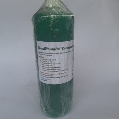 Satin Nickel Plating Solution   Professional Electroplating Finish   32 oz