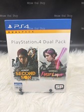 Ps4 (in Famous Second Son First Light ) Dual Pack. Ship Now Rare